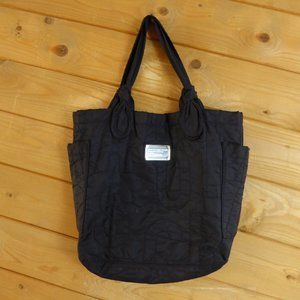 Marc Jacobs Black Nylon Work Wear Tate Tote Book Bag